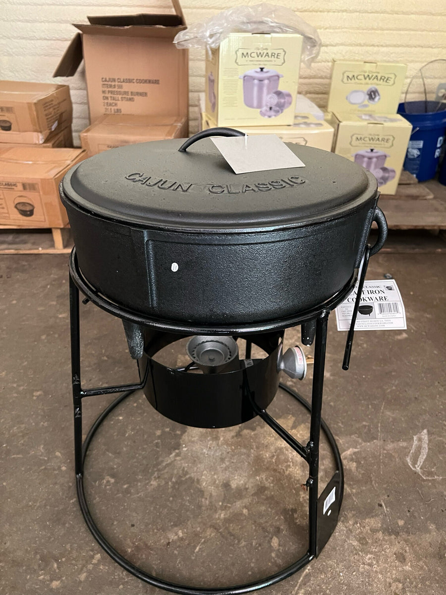Jambalaya Pot, Lid, Burner & Stand